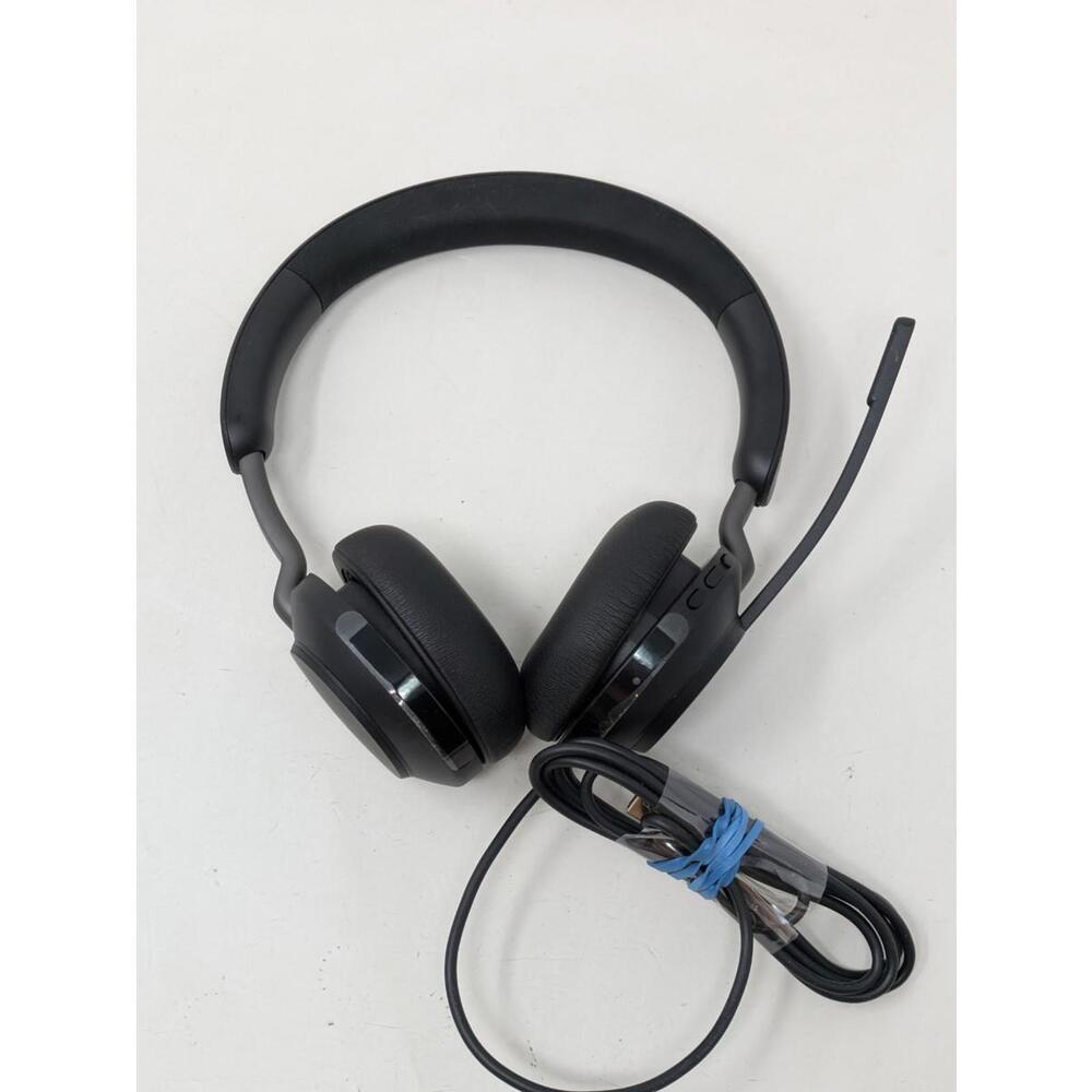 Jabra - Evolve2 40 Stereo Wired On-Ear Headset USB- Black